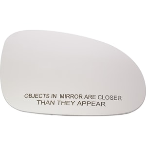 Heated Mirror Glass for Volkswagen Jetta 2005-2014/EOS 2007-2016, Right Passenger Side, Includes Backing Plate, Replacement