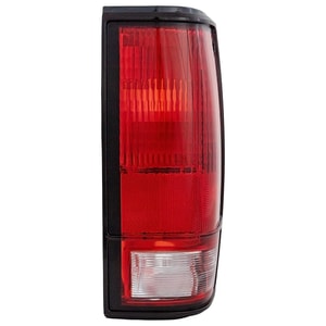 Tail Light Lens and Housing for Chevrolet S10 Pickup 1982-1993, Right <u><i>Passenger</i></u>, Without Trim, Replacement