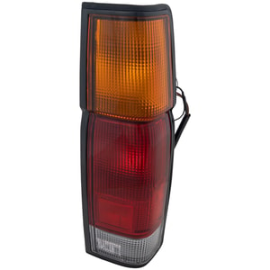 Tail Light Assembly for Nissan Pickup 1986-1997, Right <u><i>Passenger</i></u> Side, without Dual Rear Wheels, Replacement
