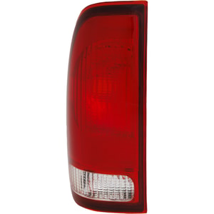 Tail Light for Ford F-150 (1997-2003) / F-Super Duty (1999-2007), Left <u><i>Driver</i></u>, Lens and Housing, Halogen, F-150/F-150 Heritage, Stepside, Replacement