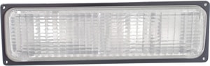 Signal Light for Chevrolet C/K Full Size 1988-1989, Right <u><i>Passenger</i></u>, Lens and Housing, Dual Sealed Beam Headlights, Replacement