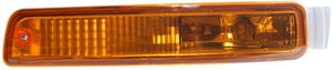Signal Light Assembly for Toyota Camry 1995-1996, Left <u><i>Driver</i></u>, Located on Bumper, Inner Position, Replacement