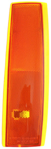 Front Side Marker Light for Chevrolet C/K Series Pickup 1988-1993 Right <u><i>Passenger</i></u>, Lens and Housing, One Piece Type, Replacement
