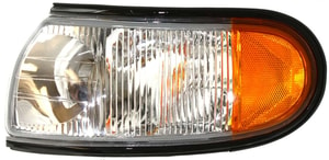 Corner Light for Nissan Quest 1996-1998, Left <u><i>Driver</i></u> Side, Lens and Housing, Next to Headlight, Replacement