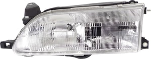 Headlight Assembly for 1993-1997 Toyota Corolla, Left <u><i>Driver</i></u> Side, Halogen, Replacement