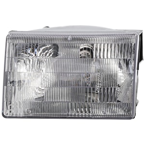 Headlight Assembly for Jeep Grand Cherokee 1993-1998, Left <u><i>Driver</i></u>, Halogen, Canada/USA Built Vehicle, Replacement