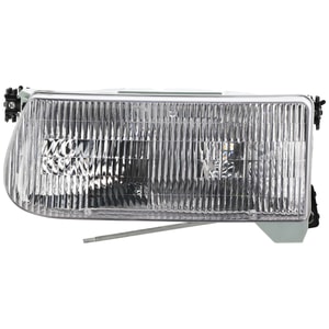 Headlight Assembly for Ford Explorer 1995-2001, Mercury Mountaineer 1997, Left <u><i>Driver</i></u>, Halogen, Replacement