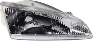 Headlight for Dodge Intrepid 1995-1997, Right <u><i>Passenger</i></u> Side, with Lens and Housing, Featuring Vertical Fluted Lens, Replacement