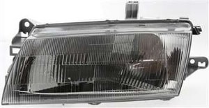 Headlight Assembly for Mazda Protege 1997-1998 Sedan, Left <u><i>Driver</i></u> Side, Halogen Light, Replacement