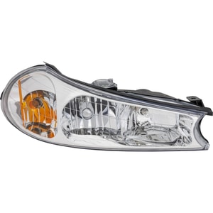 Headlight Assembly for Ford Contour 1998-2000, Right <u><i>Passenger</i></u>, Halogen, Replacement
