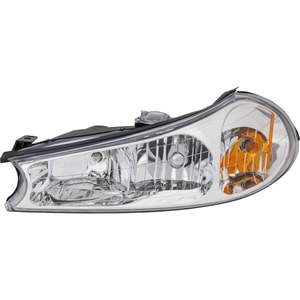 Headlight Assembly for Ford Contour 1998-2000, Left <u><i>Driver</i></u>, Halogen, Replacement