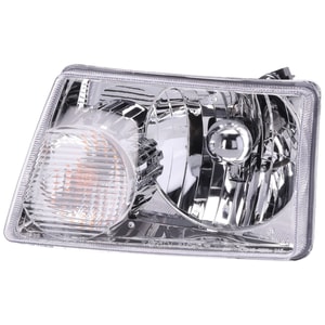 Headlight Assembly for 2001-2011 Ford Ranger, Left <u><i>Driver</i></u> Side, Halogen, with Turn Signal Bulb and Socket, Compatible with All Cab Types, Replacement