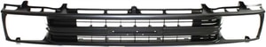 Grille for 1989-1991 TOYOTA PICKUP, Painted Black Shell and Insert, 1-Piece Type, 2WD (Two-Wheel Drive), Replacement