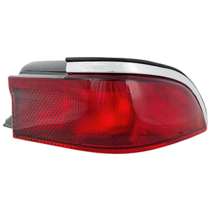 Tail Light Lens and Housing for Ford Grand Marquis 1995-1997, Right <u><i>Passenger</i></u> Side, Replacement