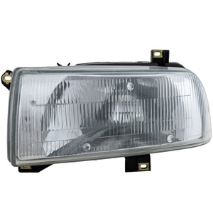 Headlight for Volkswagen Jetta 1993-1999, Left <u><i>Driver</i></u> Side Lens and Housing, Low Line, Replacement