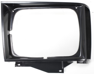 Headlight Door for Chevrolet S10 Pickup 1982-1990, Right <u><i>Passenger</i></u> Side, Black, Replacement