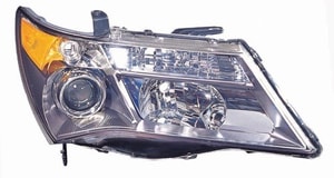 2007 - 2009 Acura MDX Front Headlight Assembly Replacement Housing / Lens / Cover - Right <u><i>Passenger</i></u> Side