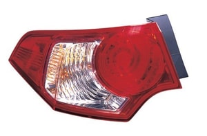 2009 - 2010 Acura TSX Rear Tail Light Assembly Replacement / Lens / Cover - Left <u><i>Driver</i></u> Side - (Sedan)