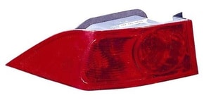 2004 - 2005 Acura TSX Rear Tail Light Assembly Replacement Housing / Lens / Cover - Left <u><i>Driver</i></u> Side