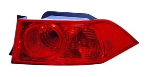 2006 - 2008 Acura TSX Rear Tail Light Assembly Replacement Housing / Lens / Cover - Right <u><i>Passenger</i></u> Side