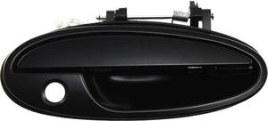 Front Exterior Door Handle for Buick Riviera 1995-1999, Park Avenue 1997-2005, Right <u><i>Passenger</i></u> Side, Smooth Black with Keyhole, Plastic Material, Replacement