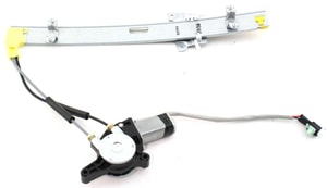 Front Window Regulator with Motor for Kia Rio 2001-2005, Right <u><i>Passenger</i></u> Side, Power, Replacement