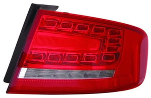 2009 - 2012 Audi A4 Rear Tail Light Assembly Replacement / Lens / Cover - Right <u><i>Passenger</i></u> Side Outer - (Sedan)