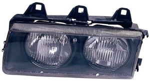1992 - 1999 BMW 323i Front Headlight Assembly Replacement Housing / Lens / Cover - Left <u><i>Driver</i></u> Side - (Convertible)