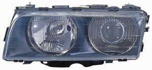 1995 - 1998 BMW 740i Front Headlight Assembly Replacement Housing / Lens / Cover - Left <u><i>Driver</i></u> Side