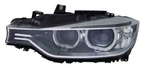 2012 - 2015 BMW ActiveHybrid 3 Front Headlight Assembly Replacement Housing / Lens / Cover - Left <u><i>Driver</i></u> Side - (F30 Body Code; Sedan)