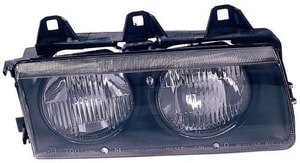 1992 - 1999 BMW 323i Front Headlight Assembly Replacement Housing / Lens / Cover - Right <u><i>Passenger</i></u> Side - (Convertible)
