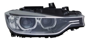 2012 - 2015 BMW ActiveHybrid 3 Front Headlight Assembly Replacement Housing / Lens / Cover - Right <u><i>Passenger</i></u> Side - (F30 Body Code; Sedan)