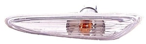 Left Side Repeater Light for 2002-2004 BMW 325i, (4 Door Sedan + 4 Door Wagon), Driver Side, Clear Lens,  BM2570112, Replacement
