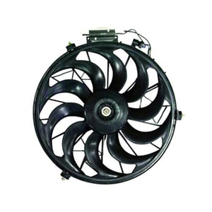 Radiator Cooling Fan Assembly for 1988 - 1995 BMW 740i, Auxiliary Blower Assembly, USA Distribution,  64541392913, Replacement