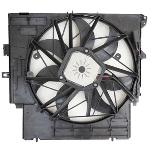 Radiator Cooling Fan Assembly for 2013 - 2018 BMW X3, F25 Series,  17427601176, Replacement