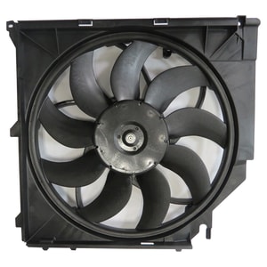 Radiator Cooling Fan Assembly for 2004 - 2010 BMW X3 E83, 600 Watt,  17113442089, Replacement
