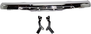 Front Bumper Impact Bar for 2004-2012 Colorado/Canyon, Chrome Finish, with Bracket, Replacement