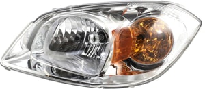 Headlight Assembly for 2005-2008 Chevrolet Cobalt and 2007-2009 Pontiac G5, Left <u><i>Driver</i></u>, Halogen, Clear Lens, without Bracket, Replacement