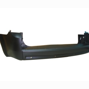 Rear Bumper Cover for Dodge Grand Caravan 2008-2010, Primed (Ready to Paint), with Molding and Parking Aid Sensor Holes - CAPA-Certified, Replacement
