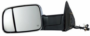 2010 - 2012 Dodge Ram 3500 Side View Mirror Assembly / Cover / Glass Replacement - Left <u><i>Driver</i></u> Side