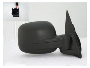 2002 - 2007 Jeep Liberty Side View Mirror Assembly / Cover / Glass Replacement - Right <u><i>Passenger</i></u> Side