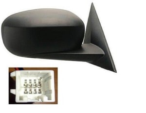 2006 - 2009 Dodge Charger Side View Mirror Assembly / Cover / Glass Replacement - Right <u><i>Passenger</i></u> Side