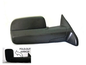 2010 - 2012 Dodge Ram 3500 Side View Mirror Assembly / Cover / Glass Replacement - Right <u><i>Passenger</i></u> Side