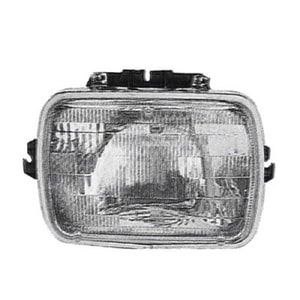 1981 - 1993 Dodge D150 Front Headlight Assembly Replacement Housing / Lens / Cover - Left <u><i>Driver</i></u> Side