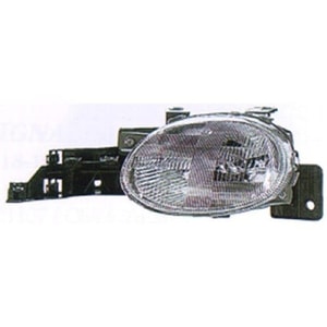 Left <u><i>Driver</i></u> Headlight Assembly for 1995-1999 Dodge Neon, Front Replacement Housing/Lens/Cover Without Bulb, Composite,  4761449AB, Replacement