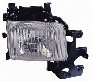 1994 - 1997 Dodge B250 Front Headlight Assembly Replacement Housing / Lens / Cover - Left <u><i>Driver</i></u> Side