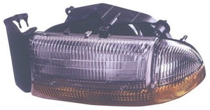 1998 - 2004 Dodge Durango Front Headlight Assembly Replacement Housing / Lens / Cover - Left <u><i>Driver</i></u> Side