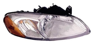 Left <u><i>Driver</i></u> Headlight Assembly for 2001 - 2003 Chrysler Sebring, Front Replacement Housing/Lens/Cover, Suitable for Convertible + 4 Door; Sedan,  4805821AA, Composite