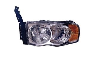 2002 - 2005 Dodge Ram 3500 Front Headlight Assembly Replacement Housing / Lens / Cover - Left <u><i>Driver</i></u> Side