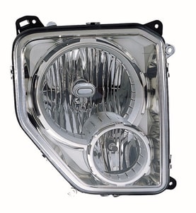 2008 - 2012 Jeep Liberty Front Headlight Assembly Replacement Housing / Lens / Cover - Left <u><i>Driver</i></u> Side